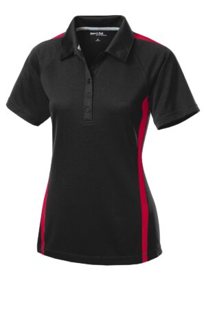 WOMEN'S SIDEBLOCKED POLO