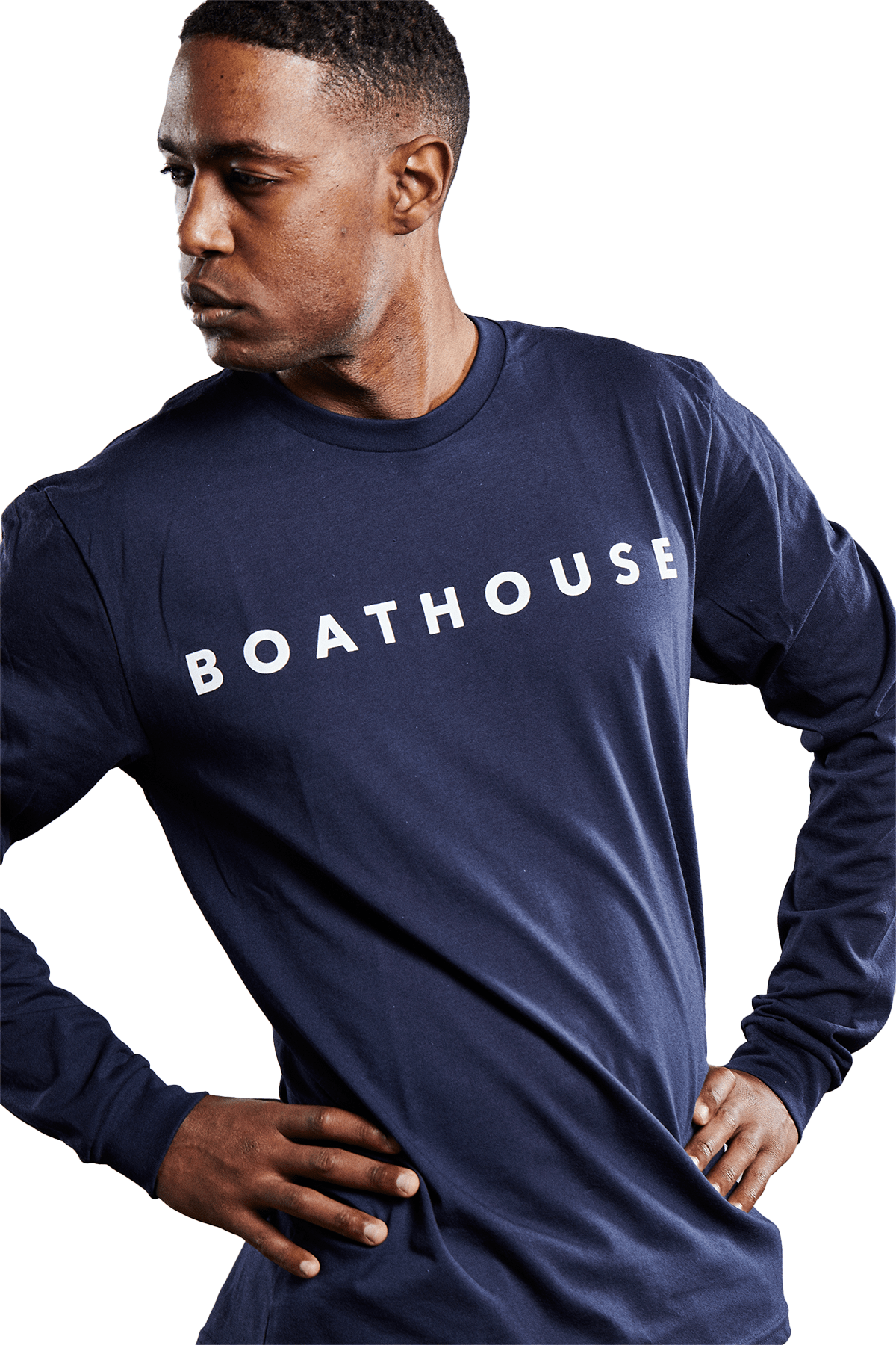 BOATHOUSE Long Sleeve Classic Logo Tee - Image 2