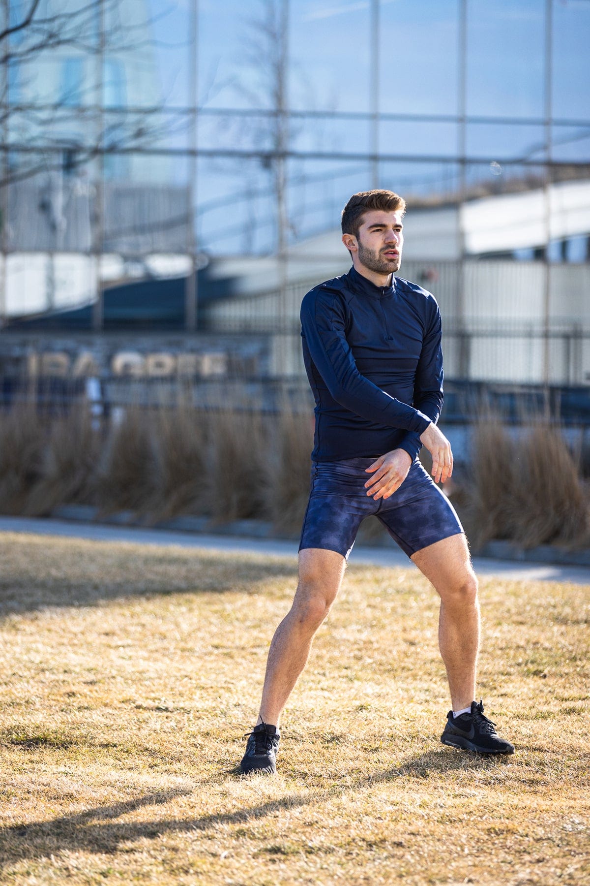 BOATHOUSE Men's Core Quarter-Zip Compression Top - Image 2