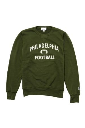 Philadelphia Football Felt Sweatshirt