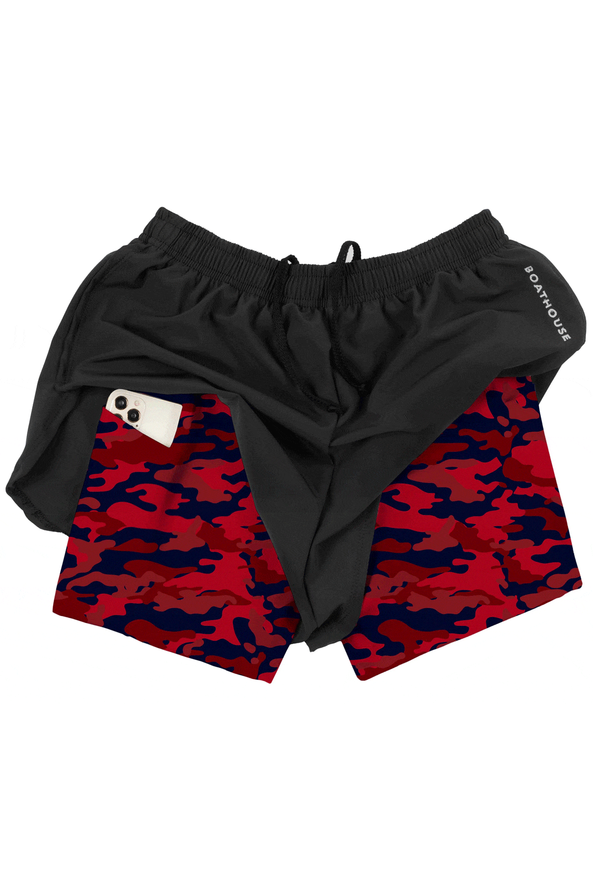 BOATHOUSE Women's Double Layer Training Shorts - Image 5