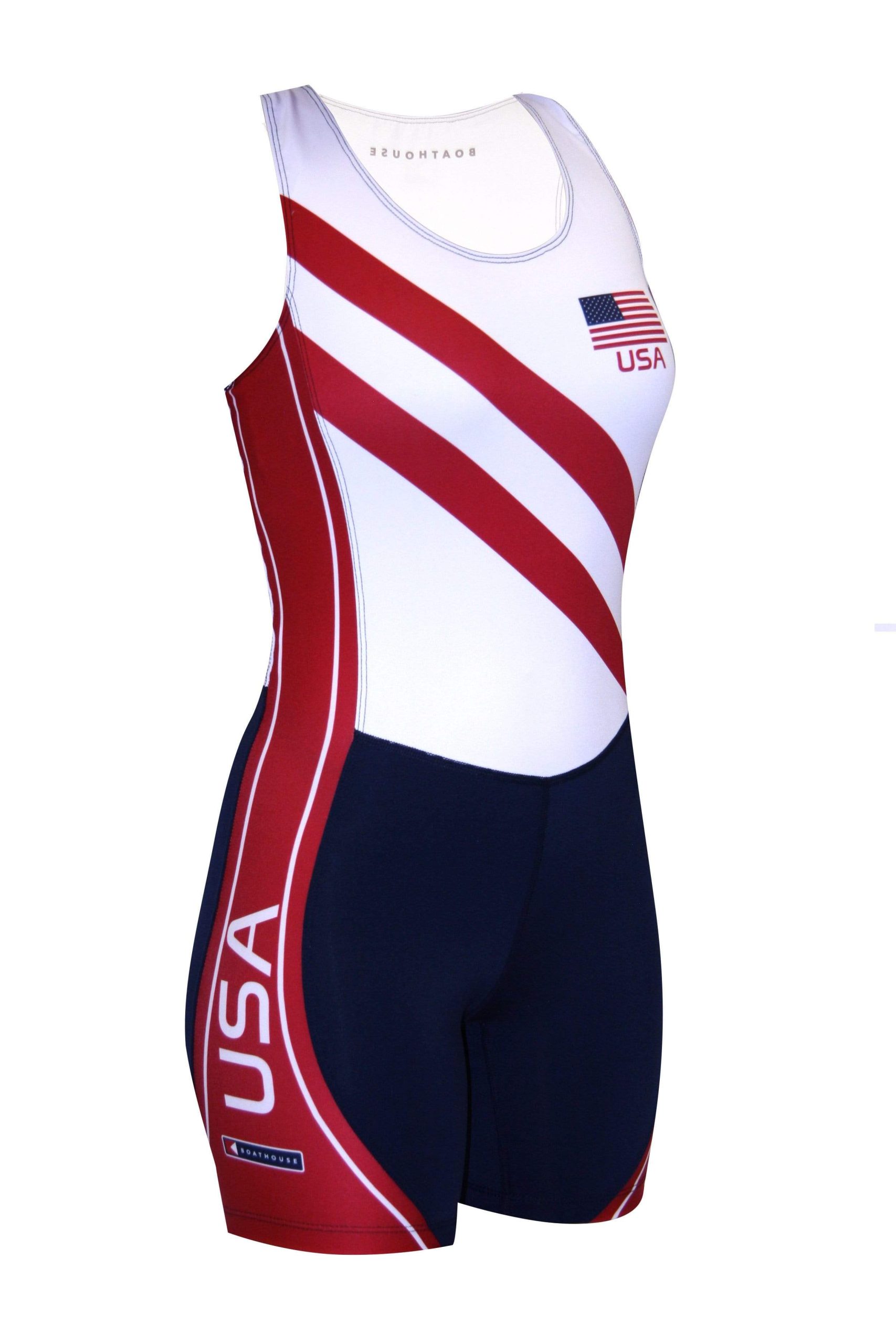 Women's USA Double Stripe Pinnacle II Unisuit - Image 2